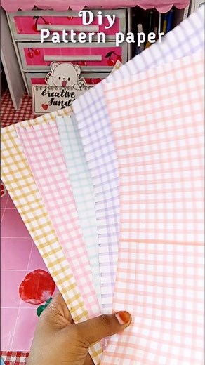 Diy pattern paper #viral #diy #shorts #papercraft #craft #patternmaking #papercrafts #ytshorts