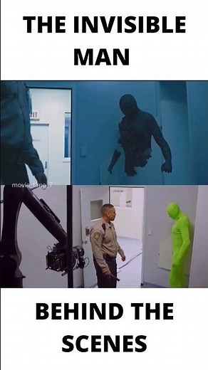 The Invisible Man behind the scenes #short