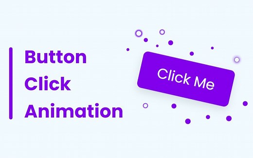 使用HTML、CSS和JavaScript制作按钮单击动画特效