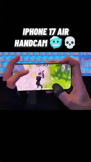 iPHONE 17 AIR HANDCAM 🥶💀 #shorts #youtubeshorts #pubgmobile #bgmi #gamingshorts #amirkhanvoice