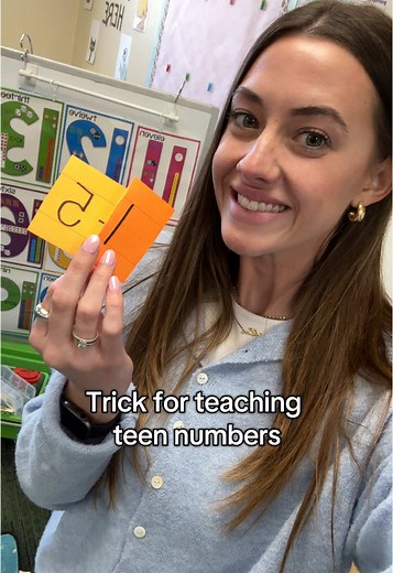 Helpful Trick for Teaching Teen Numbers to Kids