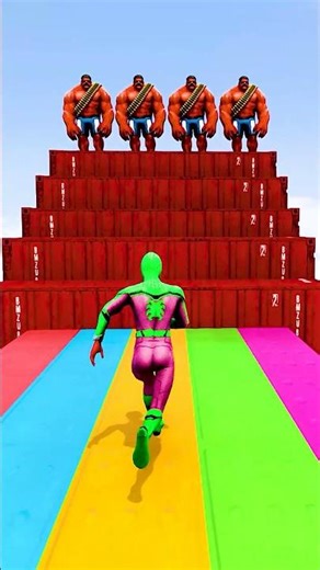 GTA 5 Epic Water Ragdolls | Spider-Man Jumps / Fails ep.12170#shorts