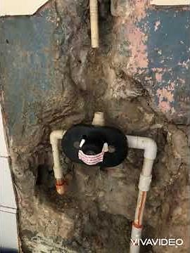 Installation of new glacier bay single handed tub & shower valve