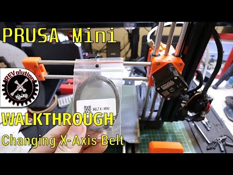 Prusa Mini - Replacing the X-Axis Belt walkthrough
