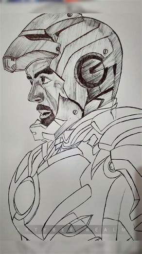 Ironman drawing | #mcu #rdj