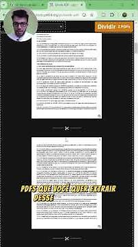 Como SEPARAR arquivos PDF em várias partes
