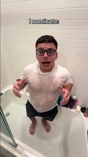 Doing the white t shirt challenge 😭😭 #viral