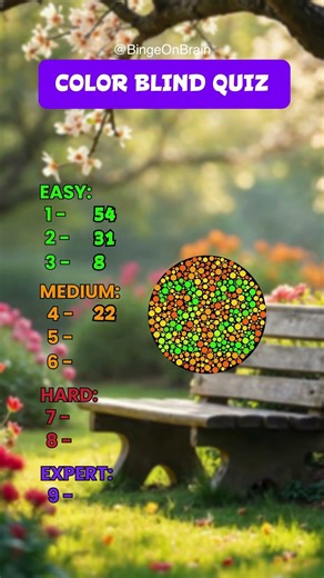 Can You See The Hidden Number? 👀 Colorblind Test