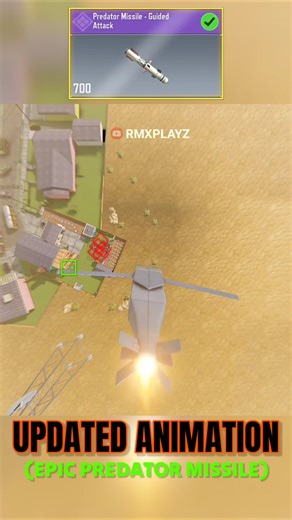 NEW! Predator Missile Animation 🔥🤯 in Codm