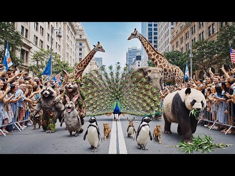London’s Biggest Animal Parade EVER! REAL Animals 2026