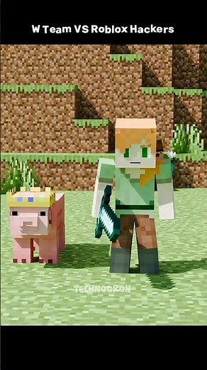 What Happens When Roblox Hacker Trapping Alex!! #shorts #minecraft #animation #trending #tecnoblade