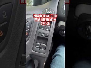 How do you reset the power windows of the Volkswagen Golf?
