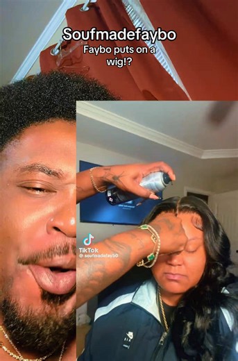 @big fayb0 puts on a wig and idk I kinda like that! #fyp #faybo #wig #pretty