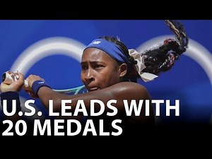 Olympic medal count: U.S. leads with 20 medals