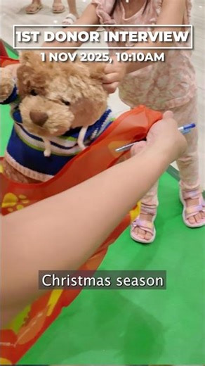 First Donor Interview