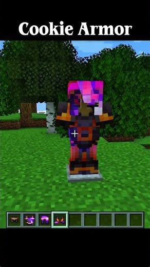 Cookie Armor set in Minecraft #minecraft