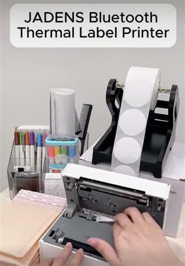 Gain Label and Gift Sticker in Seconds | Jadens JD-468BT #labelprinter #officeequipment