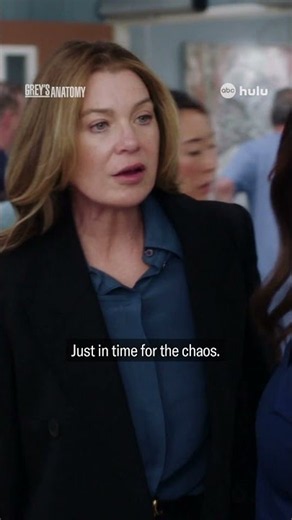 tonight, chaos ensues. #greysanatomy premieres at 10/9c on ABC. stream on hulu.