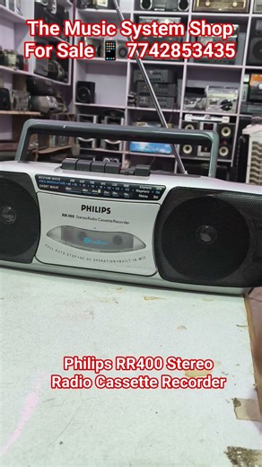 Philips RR400 Stereo Radio Cassette Recorder #philips #radio #tape #recorder #sale #shorts #youtube