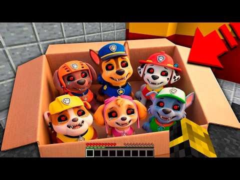 ENCONTRÉ a la PAW PATROL .EXE ABANDONADA en MINECRAFT 😱
