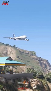 17K views · 222 reactions | Aeroplane Hard Learning On Busy Highway after Engine Explode GTA 5 #shorts | Airplane World | Facebook