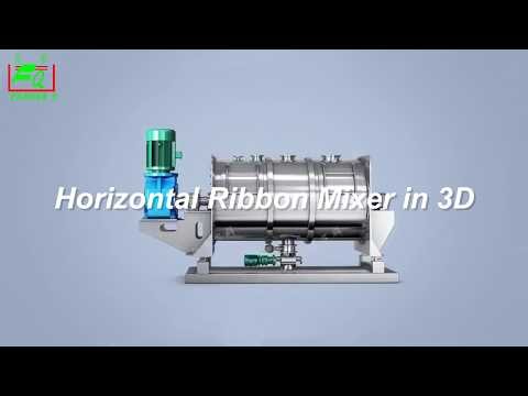 Industrial Horizontal Ribbon Mixer for Powder & Granule Mixing | FANQUN