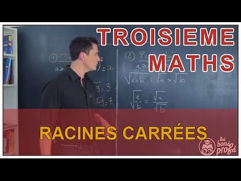 Racines carrées : définition - Mathématiques 3e - Les Bons Profs