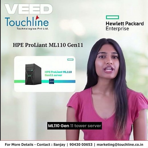 HPE ProLiant ML110 Gen11 | Power & Performance for Growing Businesses | Touchline