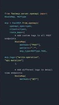 OpenAPI Route Mapping and Customization - Part 10/16