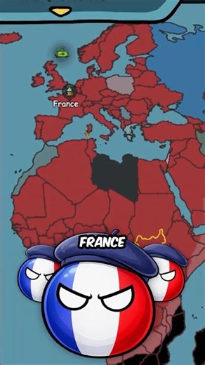 What If France 🇫🇷 Won Every War? #countryballs