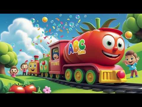 Tomato Train ABC Tune | Alphabet Song – Nursery Rhymes & Kids Songs