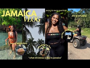 JAMAICA TRAVEL VLOG - pt 1🇯🇲 parties, atv,ziplining, beaches, fun adventures, etc *real & realistic*