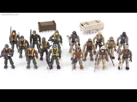 Mega Bloks Call of Duty Legacy Heroes WWII & modern figure pack review 20151105
