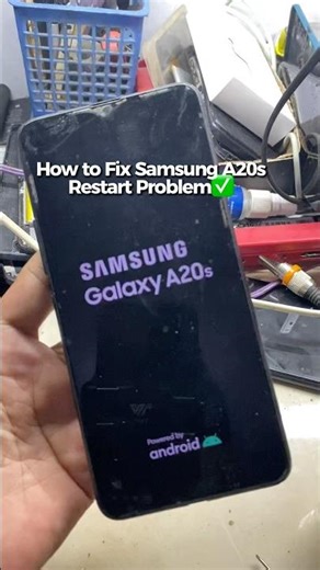 How to Fix Samsung A20s Restart Problem✅#tutorial