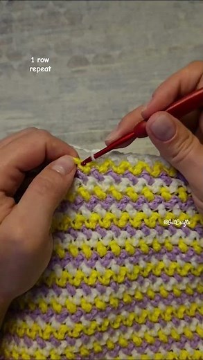 1 Row Repeat Lace Crochet Pattern | Crochet Stitches #crochettutorial #easycrochet #knitting