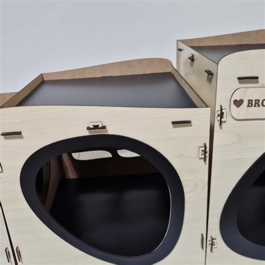 Wooden Rabbit House, Two Storey Rabbit Castle, Modern Rabbit Furniture, Bunny House, Wooden Pet House, Rabbit Bed, Economical Bunny House - Etsy UK