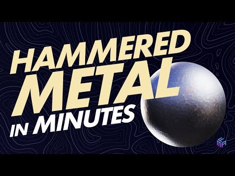 Create Hammered Metal as a Pro using Substance Designer