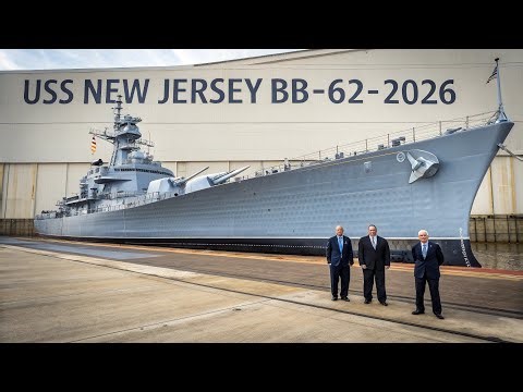 New 2026 USS New Jersey BB-62 Unveiled! Legendary Battleship Reborn! 🔥🚨 | Latest Review!