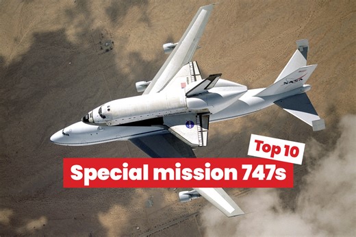 Top 10 coolest special mission Boeing 747s