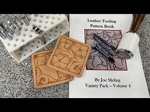 Tooling Leather Coasters Step By Step With Beginner Tools