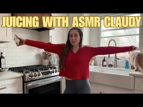 ASMR Claudy Makes Juice and Lunch