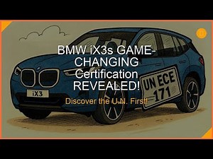 BMW iX3: First-Ever DCAS Certified Driver-Assist Breakthrough!