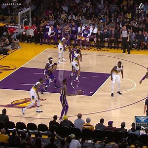 🎥 Kyle Kuzma tallied 22 points tonight en route to the victory over New Orleans. | Los Angeles Lakers