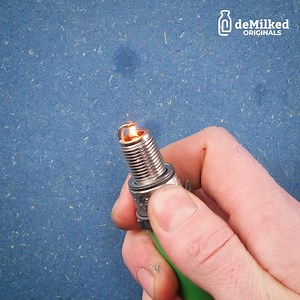1.1M views · 1K reactions | Making an Industrial Lighter from a Spark Plug | DeMilked | Facebook