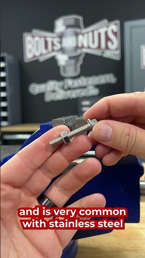 Galling Stainless Steel Fasteners! #farm #automotive #fabrication #metalworking #fasteners #diy
