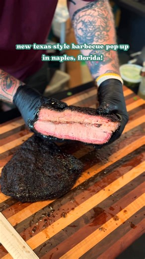 Meet Ro & Co Barbecue , a pop-up serving up Texas-style barbecue around town. Their next pop-up is scheduled for this Saturday (1/24) in Naples at Kaleidoscope Beer Company from 12PM until sold out! Husband and wife, Tyler and Jolene, are a barbecue power couple. They're bringing some of the tastiest brisket, spare ribs, and pork belly we've had the chance to dig into in SWFL. They have a variety of smoked meats with rotating specials, a nice array of sides, and banana pudding that had us fighti