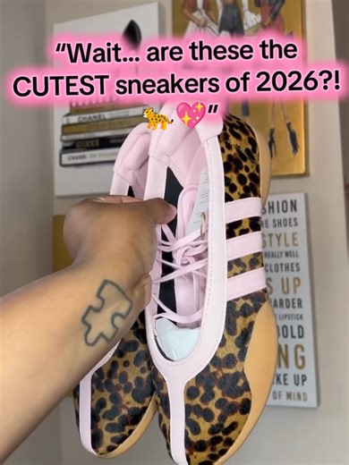 Step into the ultimate balletcore x streetwear vibe with these Adidas WMNS Taekwondo Mei Ballet sneakers in the ultra-viral Leopard Clear Pink Gum colorway 🐆💖 Featuring a sleek, feminine silhouette with bold leopard print and soft pink tones, these sneakers are made to turn heads everywhere you go. Whether you’re styling a casual fit or going full aesthetic, these are your must-have statement pair of 2026. ✨ Lightweight ✨ Unique ballet-inspired design ✨ Trend-driven colorway ✨ Perfect for ever