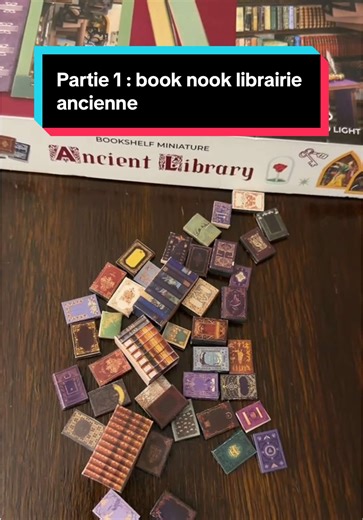 Première partie du montage du book nook Action « Librairie ancienne » (Ancient Library) 📚 #booknook #action #diy #booktok #booktokfr