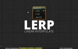 线性插值(Lerp)节点解释！虚幻引擎材质