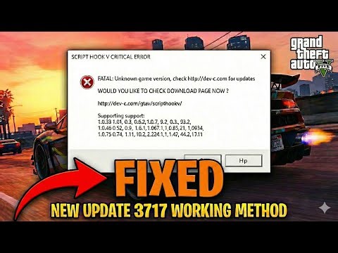 How to FIX Script Hook V Critical Error In 2 MINUTES | December 2025 (Rockstar, Epic, Steam)